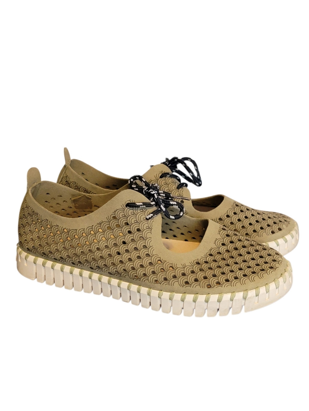 Ilse Jacobsen Hornbaek Tulip Lace Tie Shoes Womens Size 38 US 7.5-8